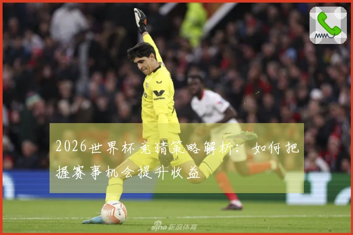 2026世界杯竞猜策略解析：如何把握赛事机会提升收益